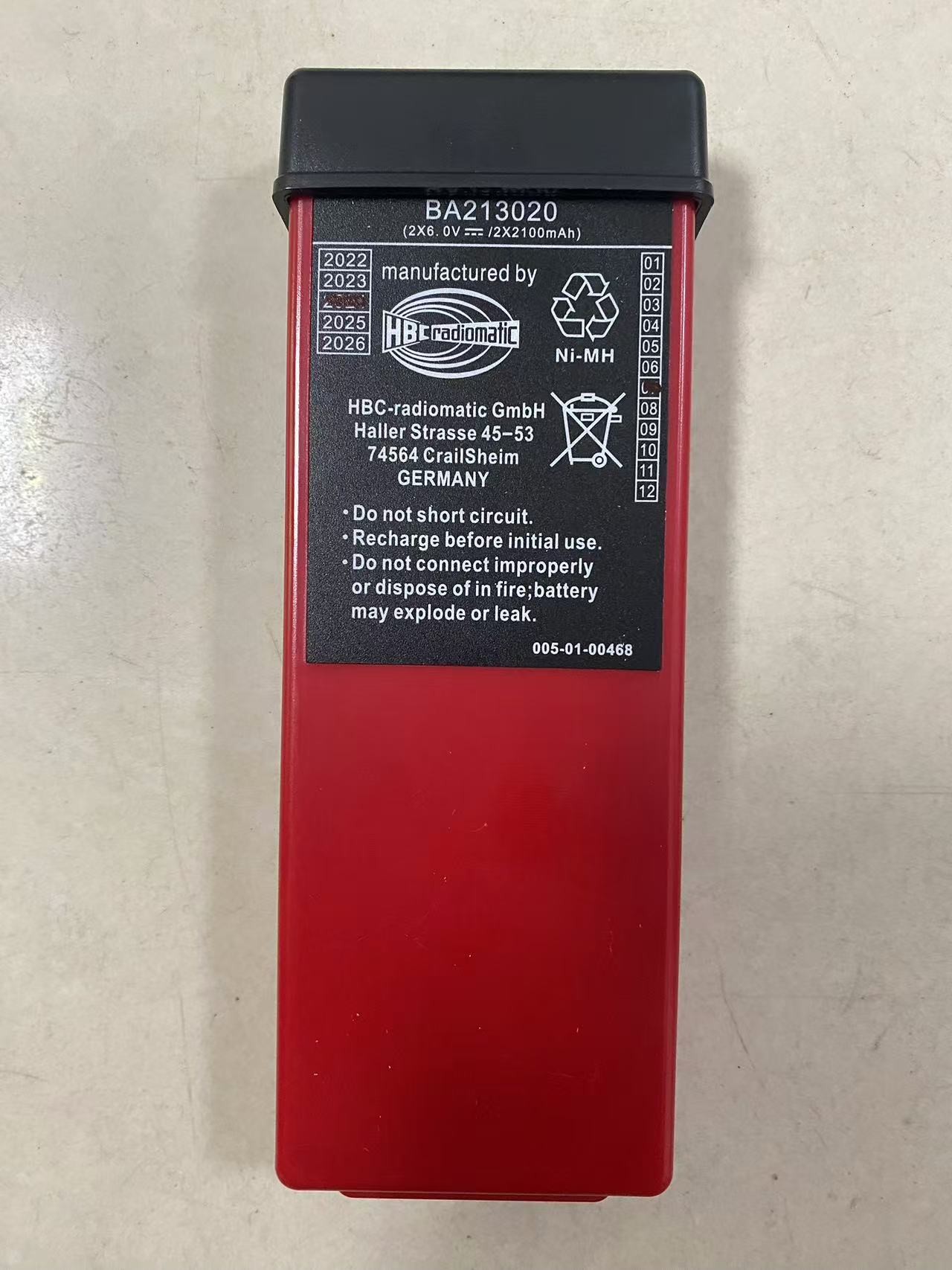 BA213020 Battery HBC for Remote Control for Sany Zoomlion PM Concrete Pump Truck Accessories