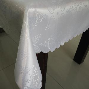 China BSCI audit passed-New arrival-100% Polyester Jacquard tablecloth wholesale