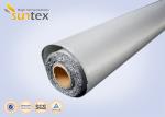Heatproof Fabric PU Coated Fabric 0.7mm Glass Fiber Fire Blanket Material Smoke