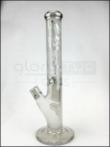 China Clear Glass Smoking Pipes Hookah Straight Tube 12Inch wholesale