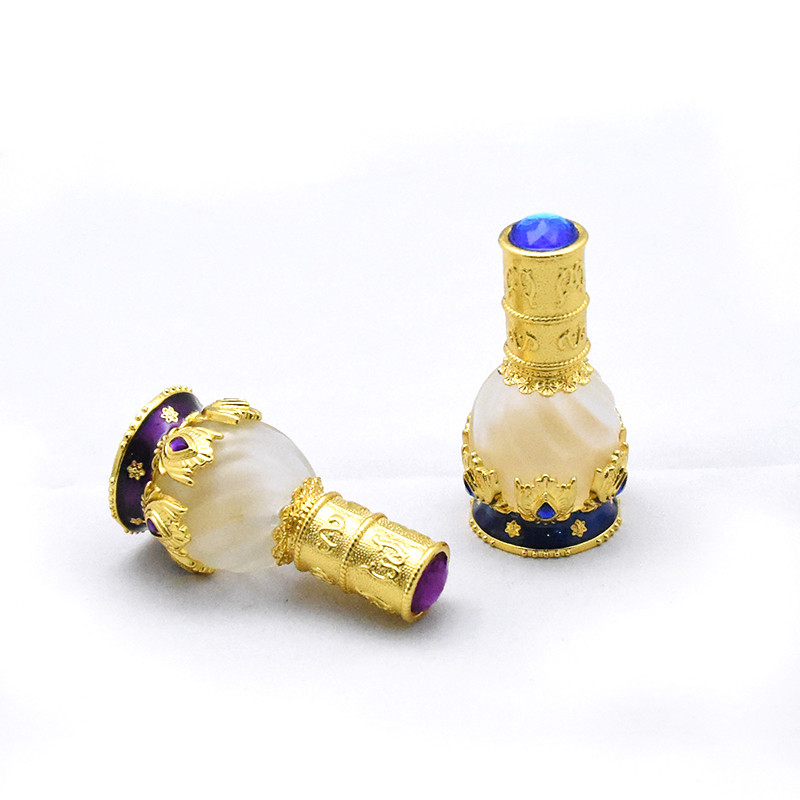 Roll On Empty Glass Jars Fancy Empty Perfume Bottle 12ml Size For Personal Care