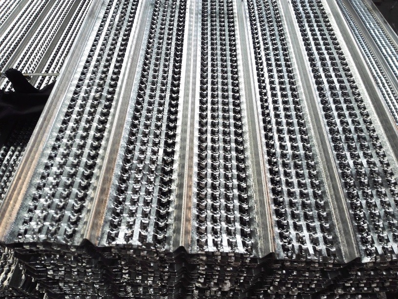 0.23 / 0.3mm Thickness High Ribbed Formwork 0.45m Width Hot Dipped Galvanized Material