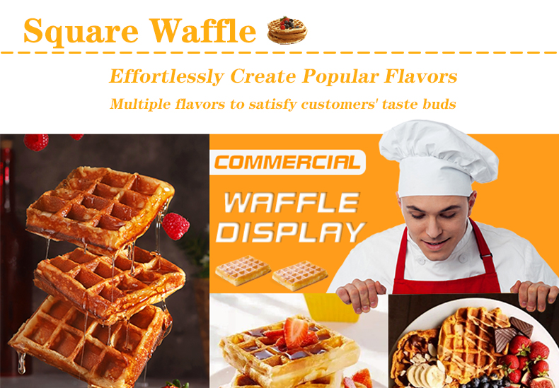 Upgrade Your Waffle Station with Our Professional Waffle Maker and Stroopwafel Machine