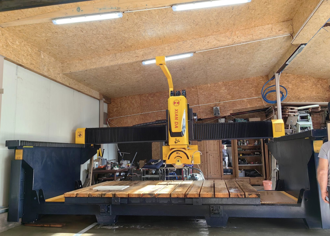 Precise Cutting with 5-Axis Stone Cutting Machine and Max Lifting Travel of 500mm