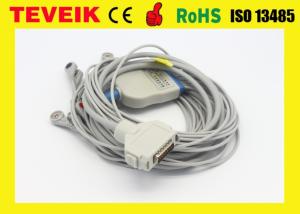 China Cardimax Fx-7102 ECG EKG Cable With Snap / Fukuda Denshi Patient Monitor wholesale