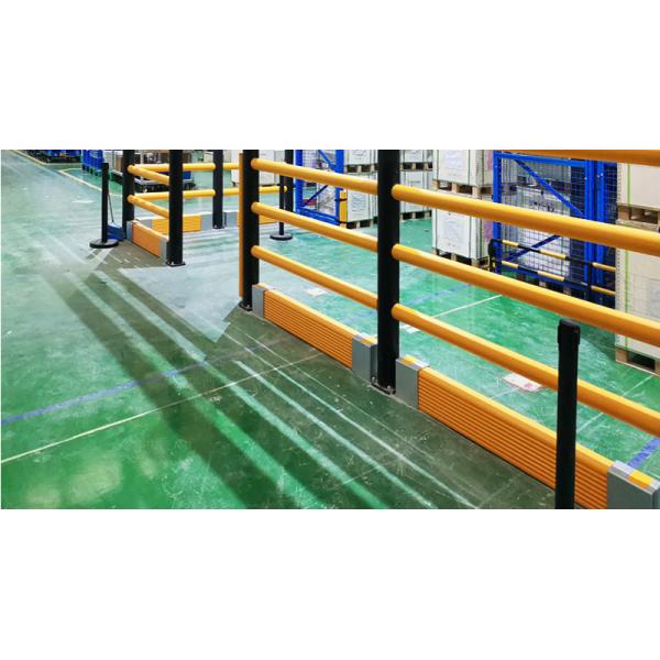 Ground Safety Barrier, Rack End Corner Protector, Warehouse Storage Rack Flexible Anti-Collision System