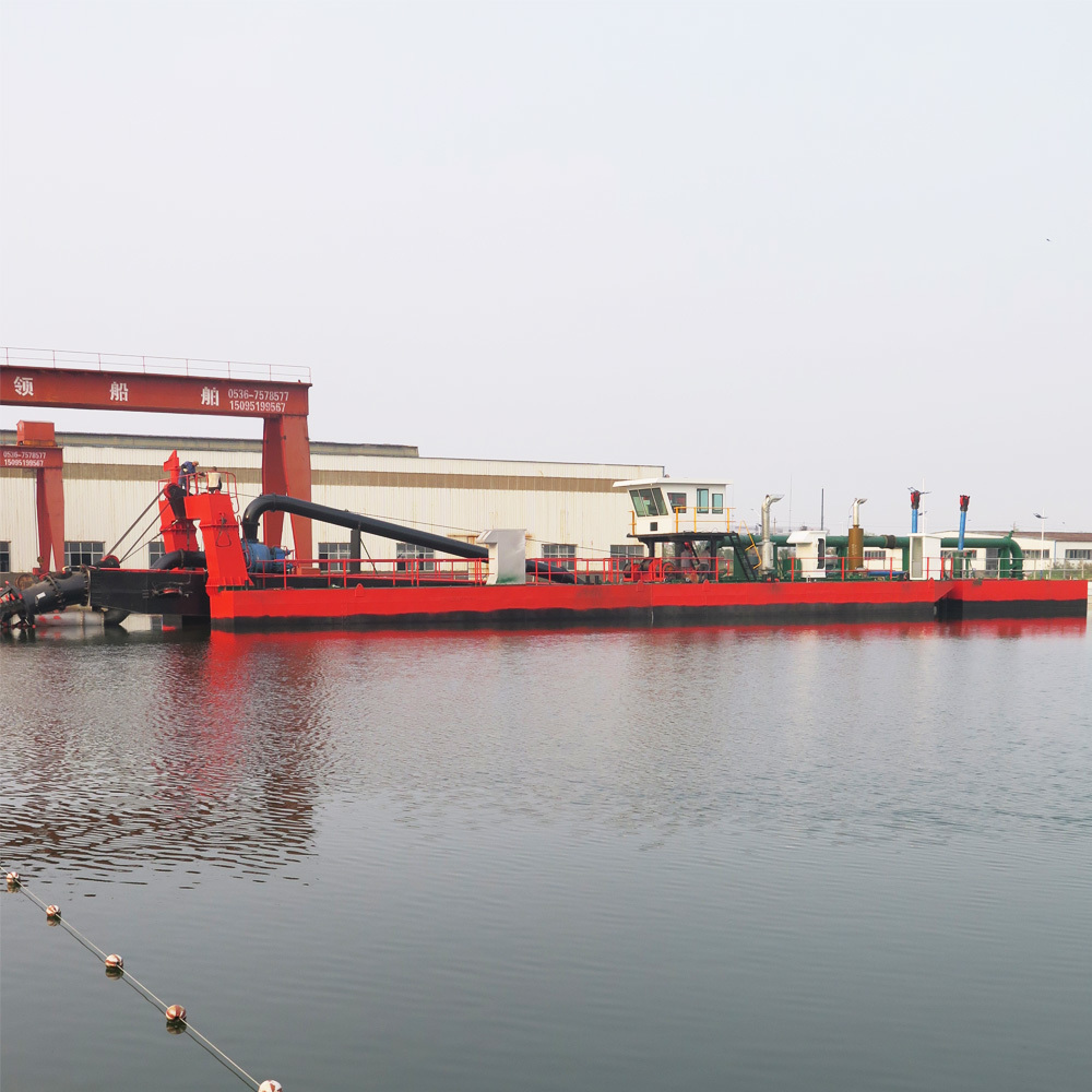 Cutter Head River Dredging Suction Dredge testing in factory