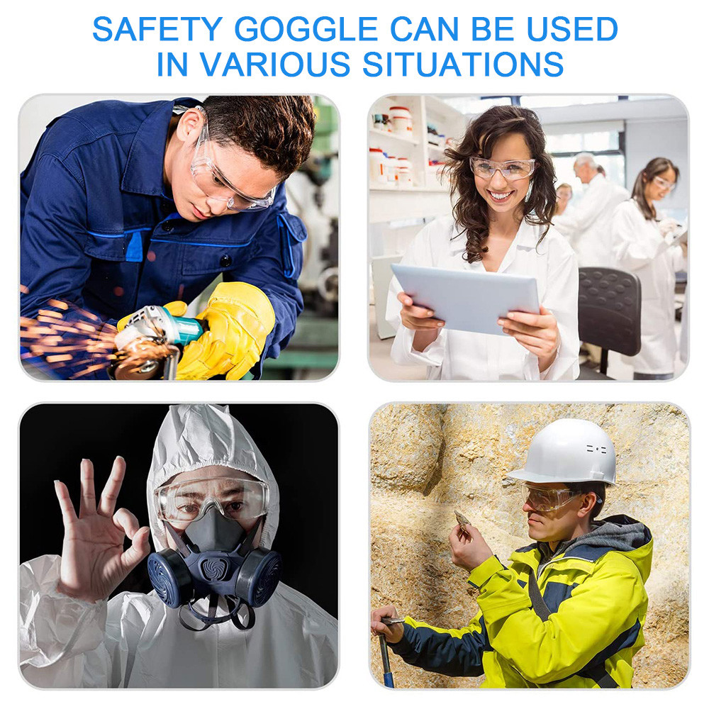 Eyeprotect Chemical Splash / Impact Eye Protective Goggles , Protective Safety Glasses