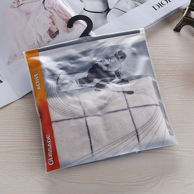 Factory sale clear pvc plastic clothes hanger packaging bag