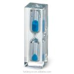Transparent 2 Minute Hour Glass Timer , Childrens Sand Timer Hourglass