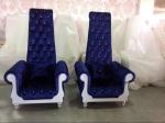80*75*182cm King Royal Throne Chair High Back Sofa Wedding Beauty Salon