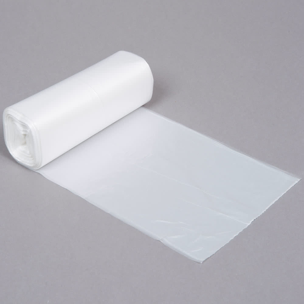 7 Gallon Olympian High Density Plastic Waste Bags 6 Micron 20" X 22" Whitecolor