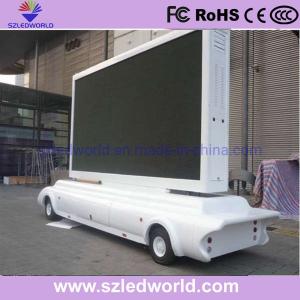 China Truck Advertising Mobile LED Billboard with Sony Grey Cabinet Color and Tranch LED wholesale