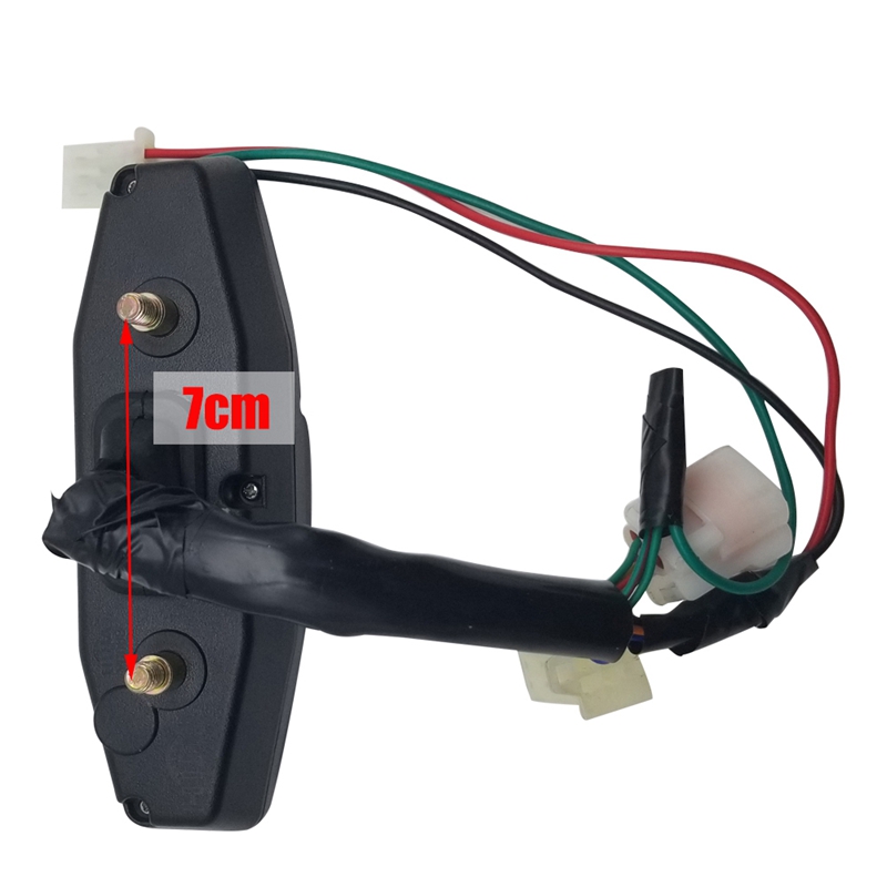 Russian KR200 Lcd Speedometer For Motorcycle 0-999.9km Trip