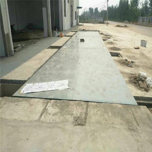 10kg Graduation Electronic Lorry Weighbridge 3.4*14m Steel Q235 Material High Strength