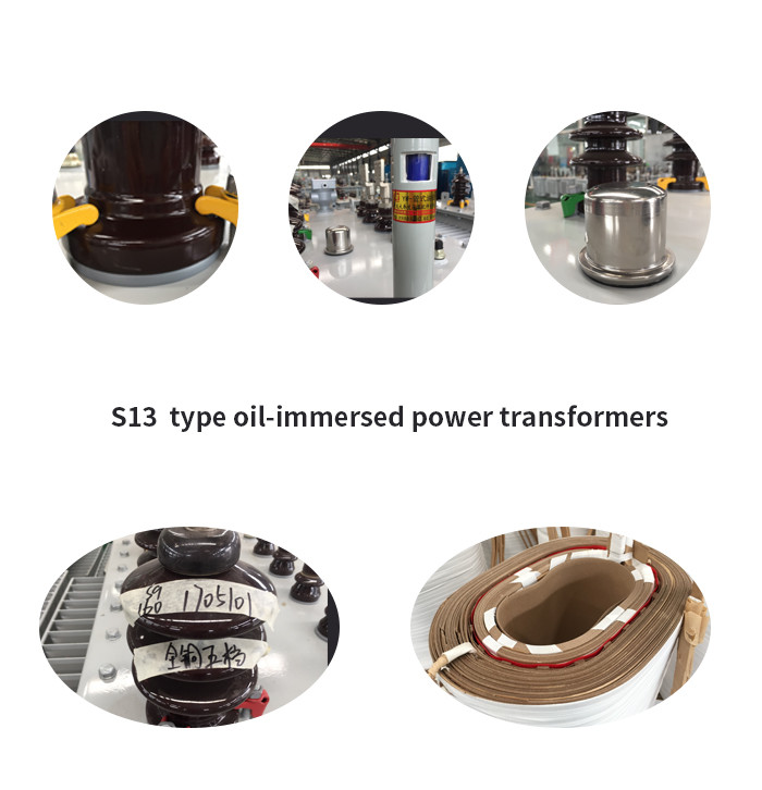 Outdoor Oil Immersed Transformer 6.3kv Output Voltage 50 / 60Hz Frequency