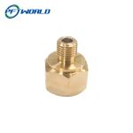 Lathe 5Axis Precision Brass Turned Parts , Electrophoresis Brass Machined