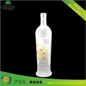 China Frost Glass Bottle for Vodka,Whiskey,etc wholesale