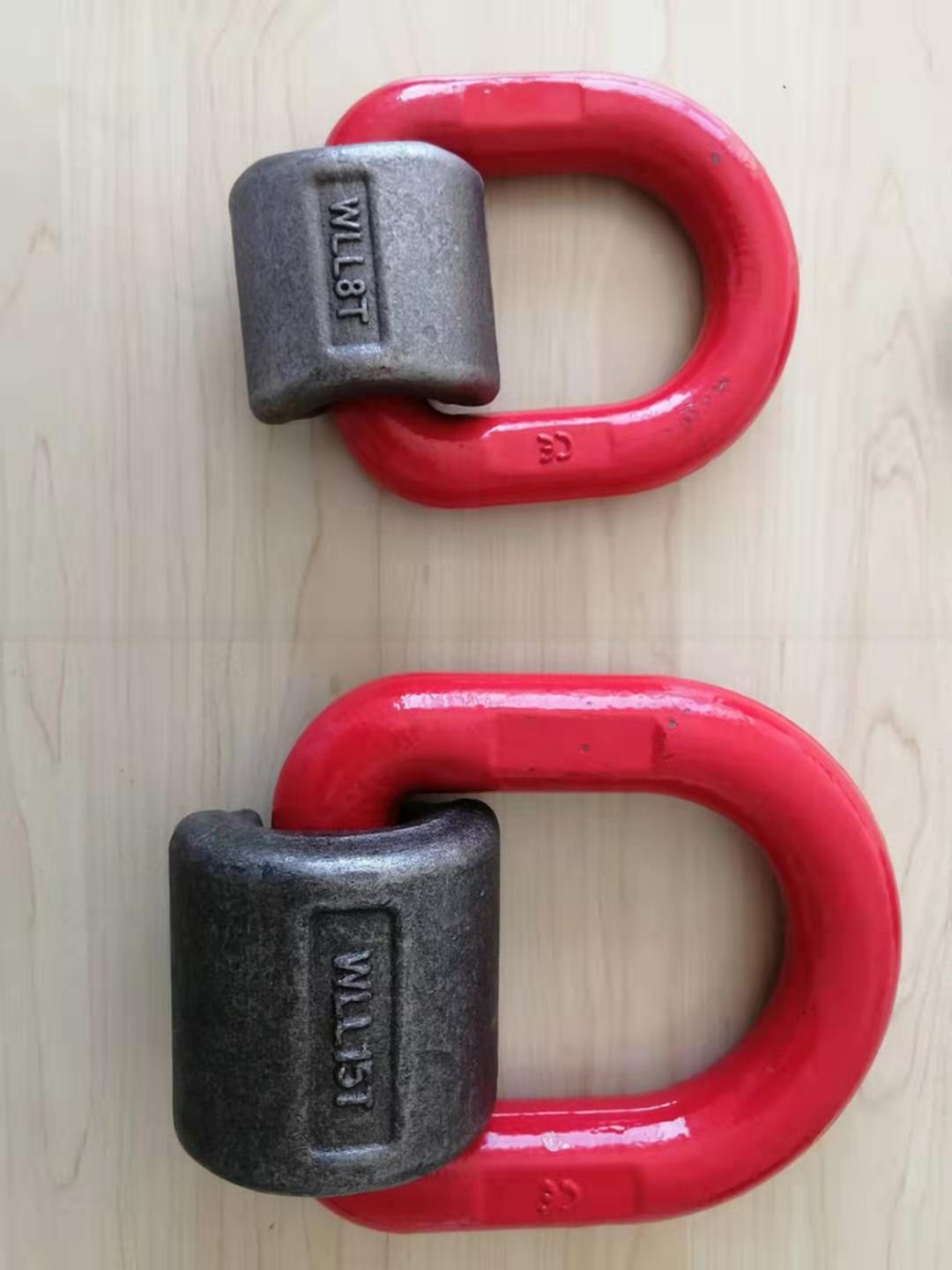 Trailer Locks Container Lashing Materials 1.2T 2T 5.3T 8T 15T Metal D Ring with Welded Clamp