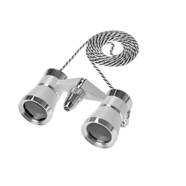 Lightweight 3x25 Opera Theater Glasses with Optional Rubber and Aluminum