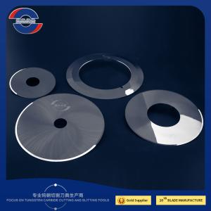 China Circular Carbide Slitter Blades Round Knife For Cutting Fabrics wholesale