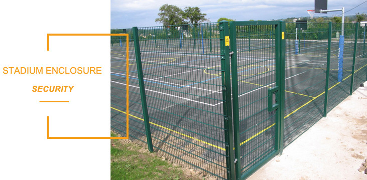 High Strength Q235 Galvanized Double Loop Fencing PVC Coated 868 Mesh Fencing