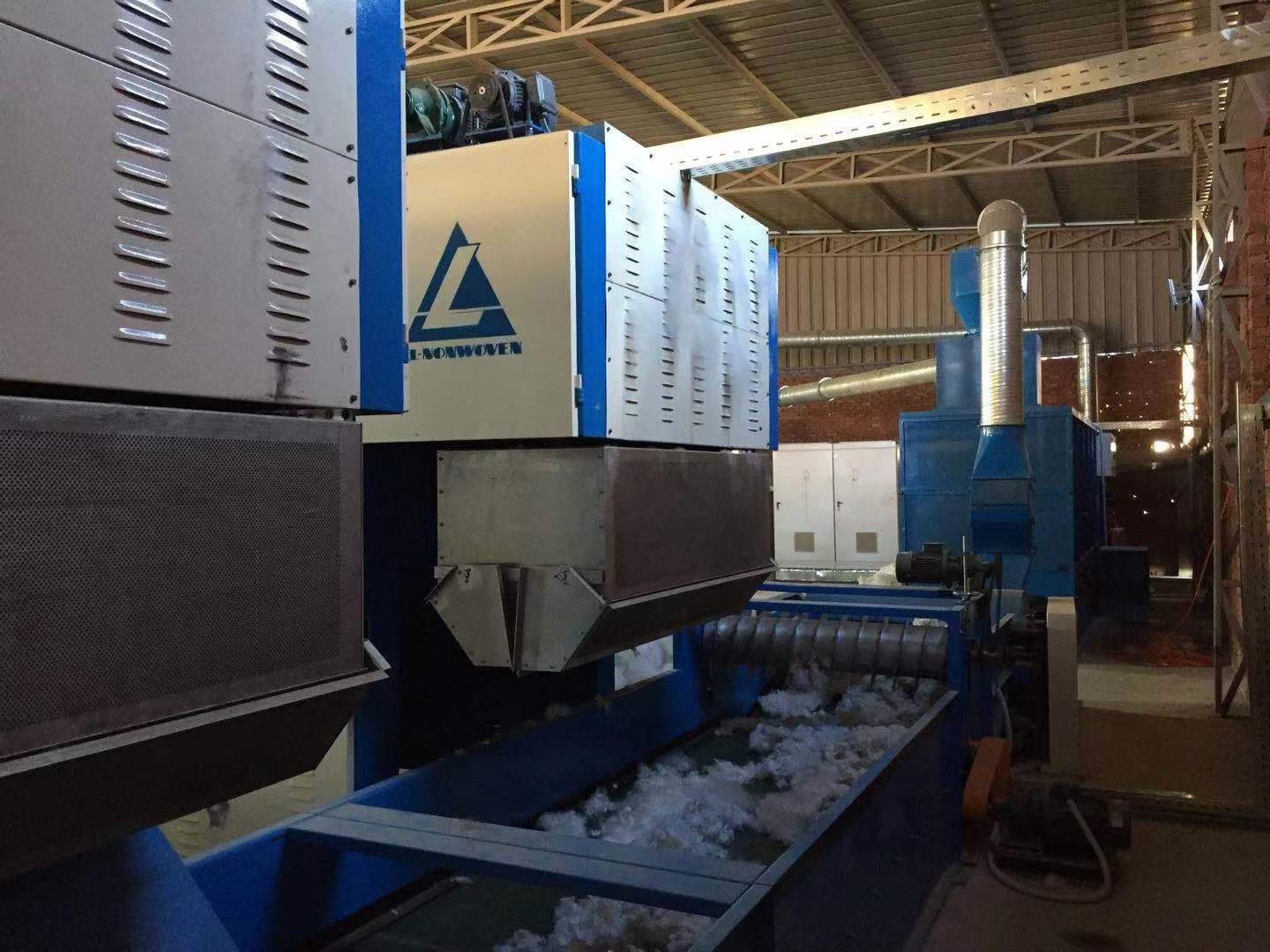 Non - Woven Polyster Fiber Bale Opener Machine CE / ISO 9001 Certification