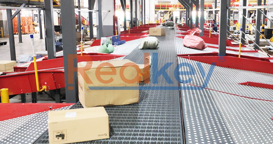 Efficient Transport System Modular Belt Conveyor Variable Speed Operation