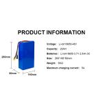 Customized Li Ion Power Battery Pack 20Ah Lifepo4 48v Battery Pack