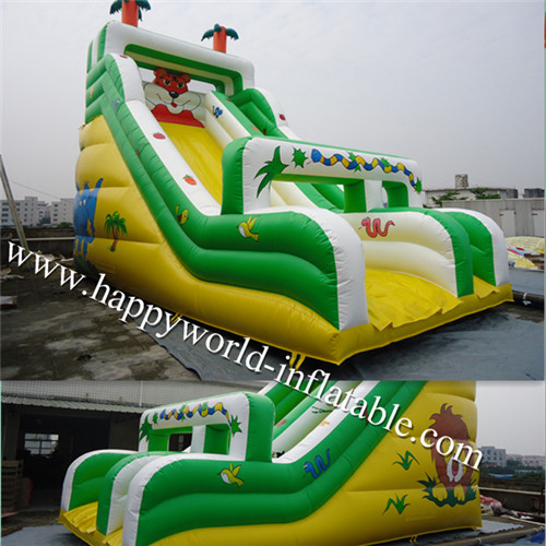 inflatable tiger slide , inflatable animal slide , inflatable dry slide