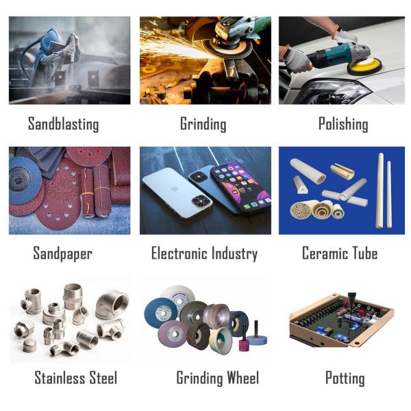 325 Mesh 200 Mesh White Corundum Powder for Fireproof Materials CAS 1344-28-1 White Aluminium Oxide Powder for Polishing