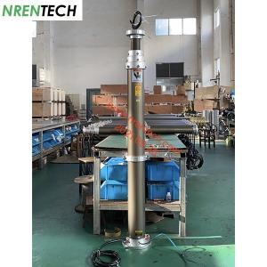 China 4.5m pneumatic telescopic mast for mobile CCTV vehicle-inside CCTV wires wholesale