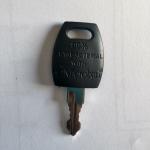 Plastic Key Cap Chrome plating Black Metal Cabinet Locks
