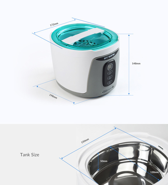 750ml Ultrasonic Sound Waves Ozone Fruit And Vegetable Washer