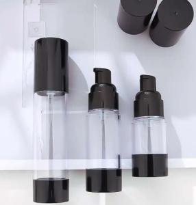 China Round Cosmetic Airless Bottle 15ml 30ml 50ml 80ml 100ml 120ml wholesale