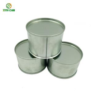 China Food Tin Can Commercial Round Small Metal Tins with Lids 50ml-240 ml wholesale