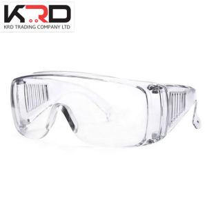 China Virus protective transparent glass medical anti saliva visor goggles wholesale