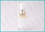 Square Acrylic Cosmetic Pump Bottle 15 ML 20 ML 30 ML For Lotion And Essence