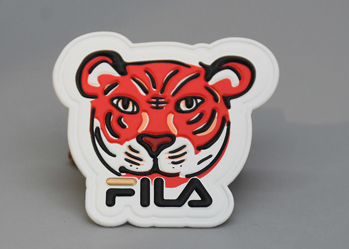 Garments Degradable TPU Embossed Custom Logo Label With 5 Colours