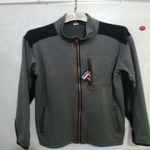 China NFPA2112 CN88 12 FR Fleece Jackets With Zipper Modacrylic Cotton 350gsm wholesale