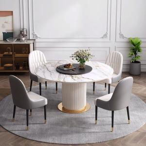 China Marble Table Top Restaurant Round Dining Room Tables Height 78cm wholesale