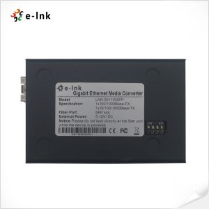 Mini 10/100Base-TX to 100Base-SFP Media Converter