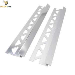 China Sloped Edge Floor Edging Strips , Flooring Threshold Bars 10mm 12mm wholesale