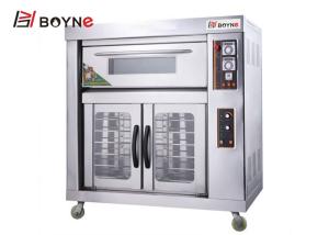 China 6.8w Stainless Steel Single Deck Electric Oven 6 Trays Proofer 920×700×1100 wholesale