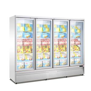 China Supermarket Glass Door Upright Display Freezer And Refrigerator With CE wholesale