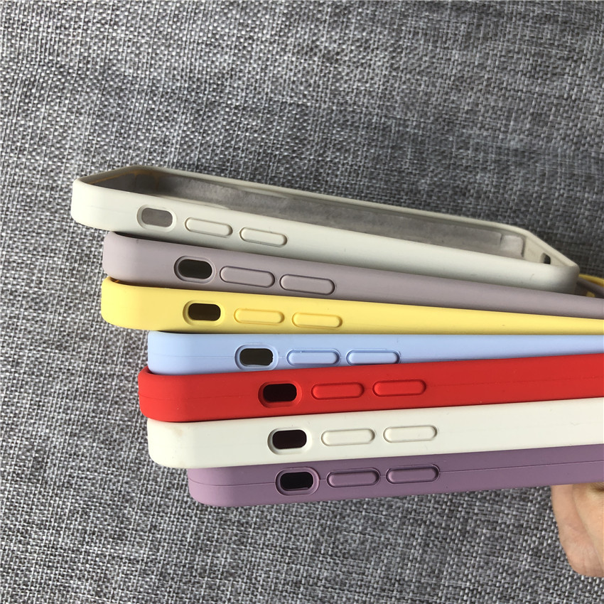 Apple Iphone Mobile Phone Silicone Cases multicolor anti shock With Logo