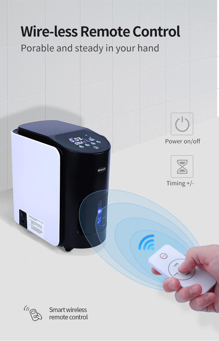 Polymer Screening Compression Portable LCD Screen Display For Home Oxygen Concentrator 7L