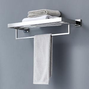 China SUS304 Bathroom Towel Racks Concealed Hotel Shower Shelf Polished wholesale