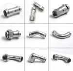 SS304 316L Reducing Coupling Stainless Steel Pipe Connector Press Fittings