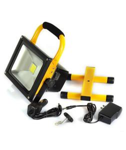 China Battery Powered Work Lights Led Rechargeable Flood Light 6000K - 6500K wholesale